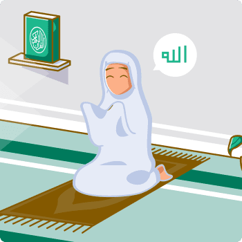 Muslim praying
